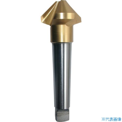 ■WEBA カウンターシンク No.19090&minus;1&minus;MT 90&deg;HSS MTシャンク TiNコ&minus;ティング φ40 19090140MT(2283537)｜ファーストFACTORY