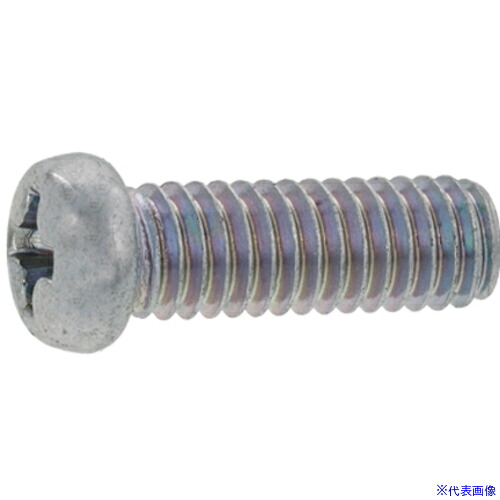 ■SUNCO ニッケル(+)ナベ小ネジD6小頭 4×12 (1500本入) 0000000D0040012005(2316784)[送料別途お見積り][法人限定][掲外取寄]