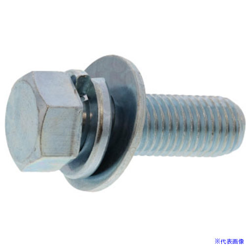 ■SUNCO 三価ブラック 14平小形トリーマP＝3 10×16-1.25 (100本入) 110000630100016004(2483883)[送料別途お見積り][法人限定][掲外取寄]