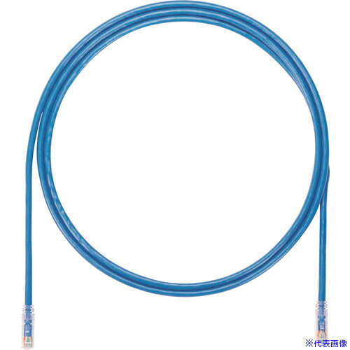■PANDUIT カテゴリ6A UTPパッチコード 24AWG単線 ケーブル径:Φ6.4mm 4m 青 UTP6AX4MBU UTP6AX4MBU(2494057)&times;10[送料別途お見積り][法人限定][掲外取寄]｜ファーストFACTORY 27,225円