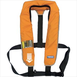 ■タニザワ 作業用救命衣(膨脹式)(小型船舶用兼用)BJ&minus;2700 BJ2700OR(2504494)[送料別途お見積り][法人限定][外直送]｜ファーストFACTORY