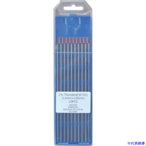 ■マイト トリウム入電極3.2mm×150mm(10本) WT203.2(2505081)[送料別途お見積り][法人限定][掲外取寄]