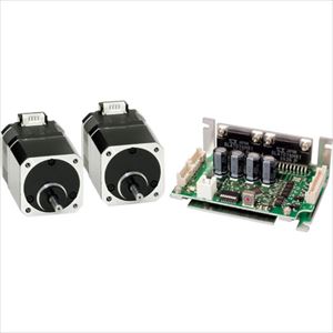 ■ASPINA 2軸同時駆動マイクロステップドライバ＆ステッピングモータ2台セット CSB-UDシリーズ CSBUD56D1DSB(2512027)[法人限定][外直送元]