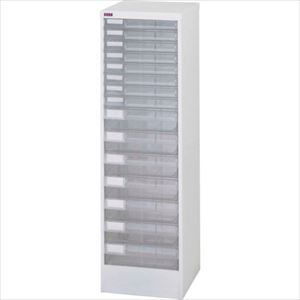 ■良質空間 書類棚 アレンジャー B4判プラスチック引出し W333×D401×H1110mm B4PT115NH(2532677)[法人限定][外直送元]