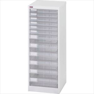 ■良質空間 書類棚 アレンジャー B4判プラスチック引出し W333×D401×H880mm B4PT112N(2532705)[法人限定][外直送元]