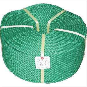■高木 HZロープ 緑 12mmX200m 364442(2545407)[送料別途お見積り][法人限定][掲外取寄]