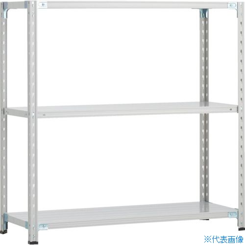 ■TRUSCO CB型 軽中量セミボルトレス棚 900X300XH1200 3段 WG色 CB4333WG(2545610)[法人限定][直送元]｜ファーストFACTORY