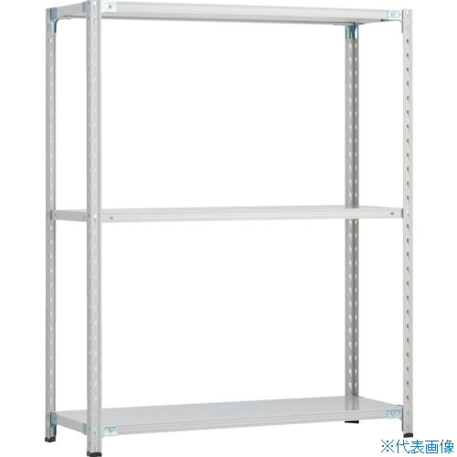 ■TRUSCO CB型セミボルトレス軽中量棚 1800X600XH1500 3段 WG色 CB5663WG(2545622)[法人限定][直送元]