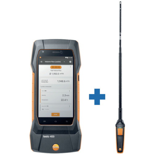 ■TESTO testo400 + マルチプローブ TD2040008(2554494)[法人限定][直送元]