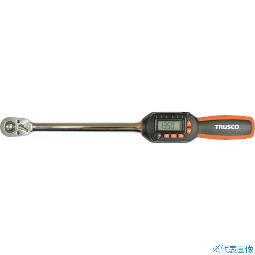 ■TRUSCO ラチェットデジタルトルクレンチ 差込角12.7mm 27~135Nm DTRS4135C(2571472)