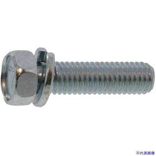 ■SUNCO 組込みねじ 7マーク小形アプセット P＝2(鉄(または標準)・クロメート) M8×25(250本入) 100075020080025002(2587938)[送料別途お見積り][法人限定][掲外取寄]