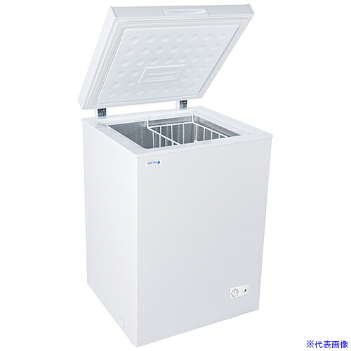 ■緑十字 チェストフリーザー JH95CR 90L 375727(2590647)[送料別途お見積り][法人限定][掲外取寄]