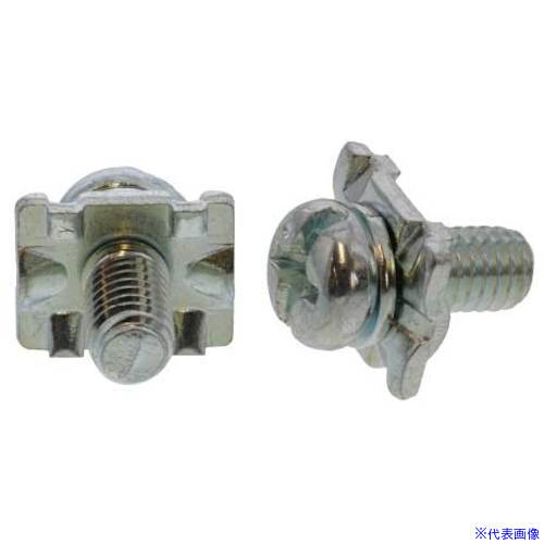 ■SUNCO 三価ホワイト 端子ねじ+-ナベSC形 長方形6.3×7.8×1 3×8 (1) (2500本入) 100002720030008103(2600548)[送料別途お見積り][法人限定][掲外取寄]