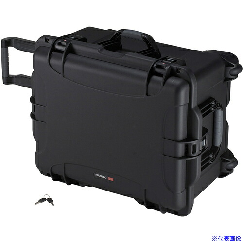 ■タカチ 防水鍵付キャリングケース 内装スポンジフォーム付タイプ NKK960BS(2601502)[法人限定][外直送元]｜ファーストFACTORY