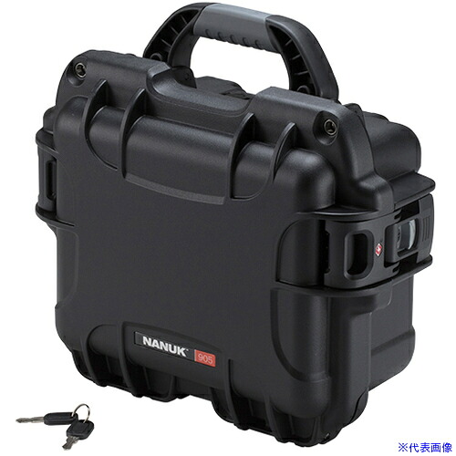 ■タカチ 防水鍵付キャリングケース 内装スポンジフォーム付タイプ NKK905BS(2601510)[法人限定][外直送元]