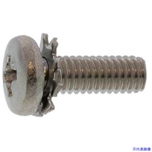 ■SUNCO 組込みねじ (+)バインドLO＝2(鉄(または標準)・クロメート) M5×10(700本入) 100004220050010002(2606730)[送料別途お見積り][法人限定][掲外取寄]
