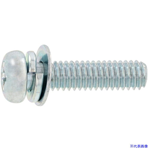 ■SUNCO 組込みねじ (+)ナベP＝4(SUS(ステンレス)・生地(または標準)) M4×5(1000本入) 100200040040005000(2608060)[送料別途お見積り][法人限定][掲外取寄]