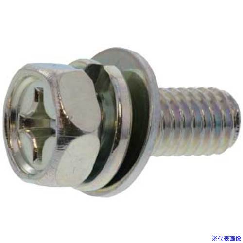 ■SUNCO 組込みねじ (+)アプセットP＝3(薄板用(SUS(ステンレス)・生地(または標準)) M5×10(500本入) 1002U1030050010000(2610206)[送料別途お見積り][法人限定][掲外取寄]