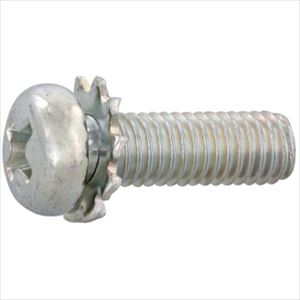 ■SUNCO 組込みねじ (+)ナベLO＝2(鉄(または標準)・BC(黒クロメート)) M4×12(1200本入) 100000220040012010(2626017)[送料別途お見積り][法人限定][掲外取寄]