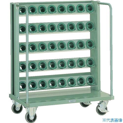■TRUSCO ツーリングワゴン BT・NT50兼用 5段 40個収納 ロック付 VTLW58(2660989)[法人限定][直送元]｜ファーストFACTORY