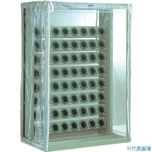■TRUSCO ツーリングラック 帯電防止カバー付 BT・NT50用 64個収納 VTL88B(2661471)[法人限定][直送元]｜ファーストFACTORY