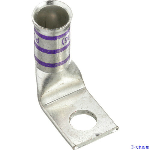 ■PANDUIT 銅製圧縮端子 1穴 漏斗状電線挿入口 電線サイズ AWG3/0 取付穴サイズ 135mm バレル角度 90度 LCAF3/0&minus;12F&minus;X LCAF3012FX(2668567)&times;2[送料別途お見積り][法人限定][掲外取寄]｜ファーストFACTORY