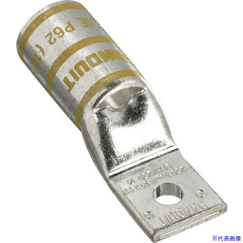 ■PANDUIT 銅製圧縮端子 1穴 幅細取付板 電線サイズ 250 kcmil 取付穴サイズ 104mm LCAN250－38－X LCAN25038X(2670181)×2[送料別途お見積り][法人限定][掲外取寄]