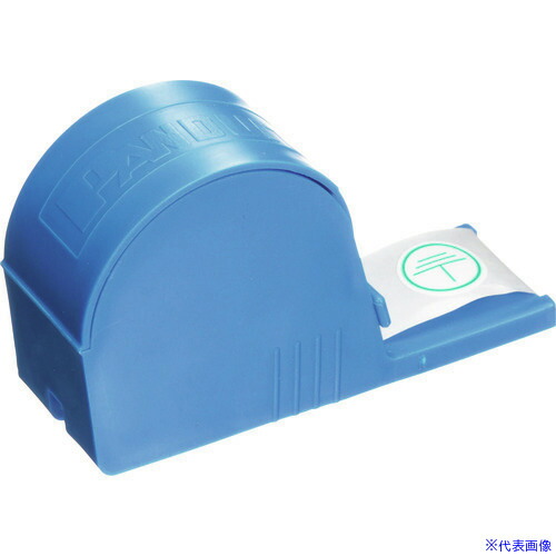 ■PANDUIT ディスペンサー入り電気ラベル 接地シンボル (ISO 3864) 緑/白 300ラベル/パッケージ PLD－57 PLD57(2671691)×10[送料別途お見積り][法人限定][掲外取寄]