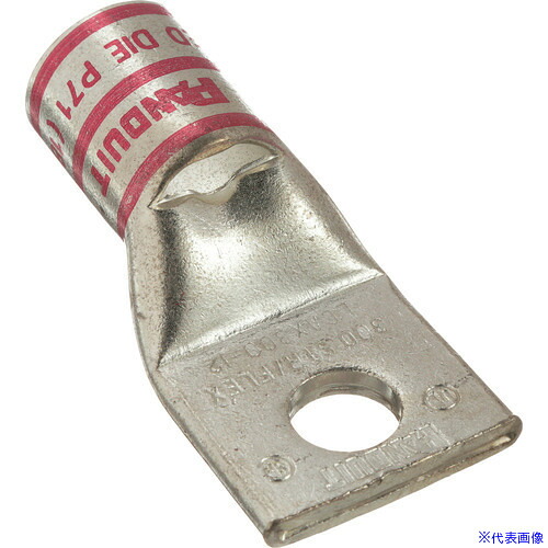 ■PANDUIT 銅製圧縮端子 1穴 電線サイズ 300 kcmil 取付穴サイズ 104mm LCAX300－38－6 LCAX300386(2671761)[送料別途お見積り][法人限定][掲外取寄]