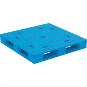 ■サンコー プラスチックパレット 840153 LX&minus;1111D4&minus;7 84015301BL503(2682747)[送料別途お見積り][法人限定][外直送]｜ファーストFACTORY