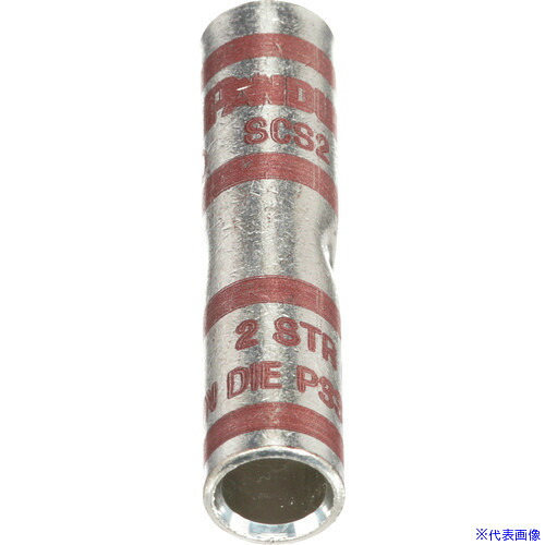 ■PANDUIT 銅製バットスプライス 標準バレル 電線サイズ500kcmil SCS500&minus;6 SCS5006(2688465)&times;2[送料別途お見積り][法人限定][掲外取寄]｜ファーストFACTORY