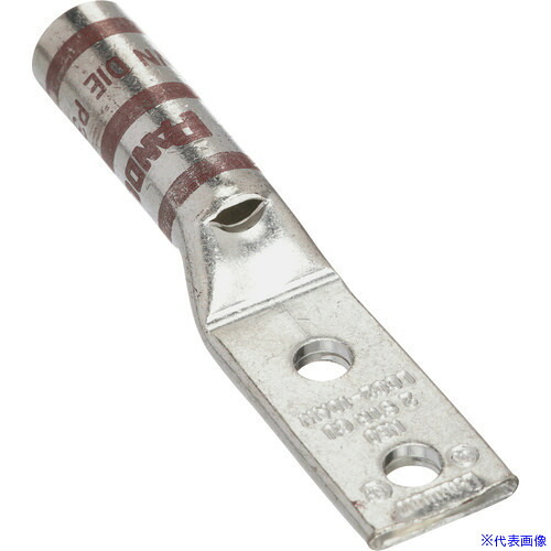 ■PANDUIT 銅製圧縮端子 2穴 電線サイズ AWG2 取付穴サイズ 69mm 取付穴間隔 191mm LCC2&minus;14B&minus;Q LCC214BQ(2688489)[送料別途お見積り][法人限定][掲外取寄]｜ファーストFACTORY
