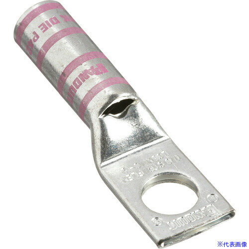 ■PANDUIT 銅製圧縮端子 1穴 電線サイズ AWG 1/0 取付穴サイズ 104mm LCBX1/0－38－X LCBX1038X(2689594)×2[送料別途お見積り][法人限定][掲外取寄]