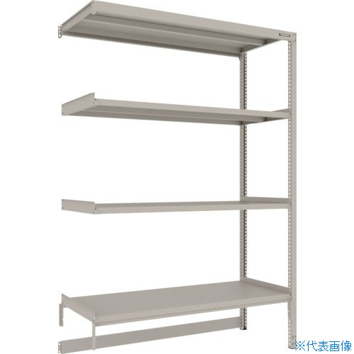 ■TRUSCO スチールラック M2型軽中量棚 台車天板収納型 1460X600XH2100 4段 連結 M2DB7564B(2719387)