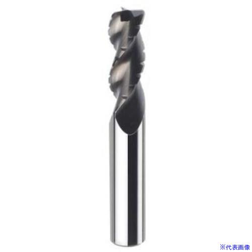 ■京セラ 3枚刃 非鉄金属用荒加工用ブレーカ ミリ仕様 43MCB(コーティングなし) 44303(2726805)[送料別途お見積り][法人限定][掲外取寄]