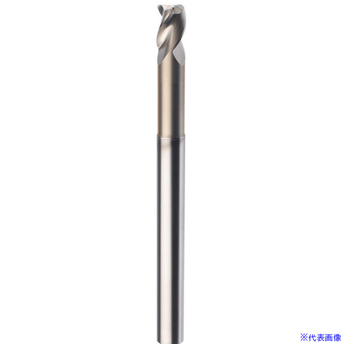 ■京セラ 3枚刃 非鉄金属用スクエアエンドミル ロングリーチ ミリ仕様 43ML 42706(2728563)[送料別途お見積り][法人限定][掲外取寄]