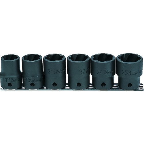 ■Ko−ken ナットツイスターセット差込角12.7mm6ヶ組 RS41276(2794411)|ファーストFACTORY