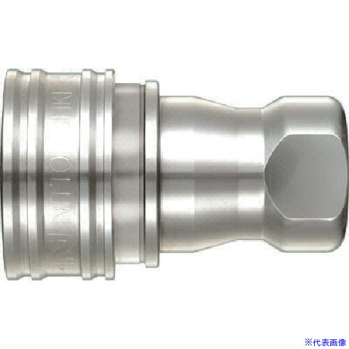 ■日東 SPカプラ タイプAソケット ステンレス製 ニトリルゴムNBR(SG) 相手側取付サイズR3/4(07897) 6SASUSNBR(2921537)|ファーストFACTORY