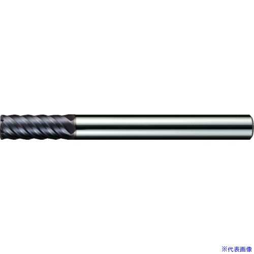 ■三菱K 6枚刃インパクトミラクル 超硬ラジアスエンドミルミディアム刃長(M)12mm VFMDRBD1200R100(2994089)|ファーストFACTORY