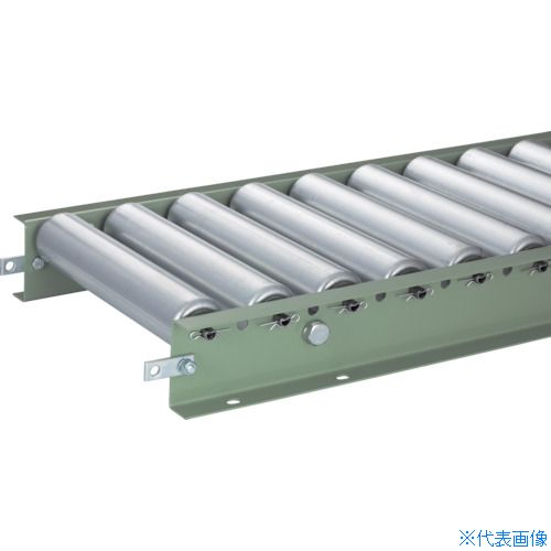 ■TRUSCO スチールローラーコンベヤ Φ57 W500XP75XL1000 VR5714500751000(3006085)[法人限定][直送元]