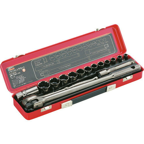 ■TRUSCO ソケットレンチセット 差込角12.7mm 16S TSW416S(3019837)|ファーストFACTORY