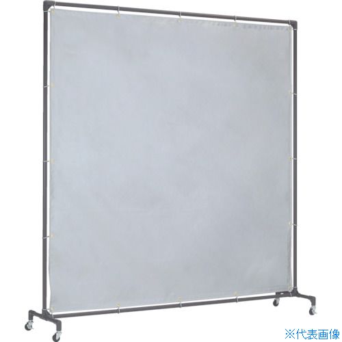 ■TRUSCO 火花用衝立 単体型 2000XH2000 キャスター足タイプ YC2020S(3025837)｜ファーストFACTORY 35,178円