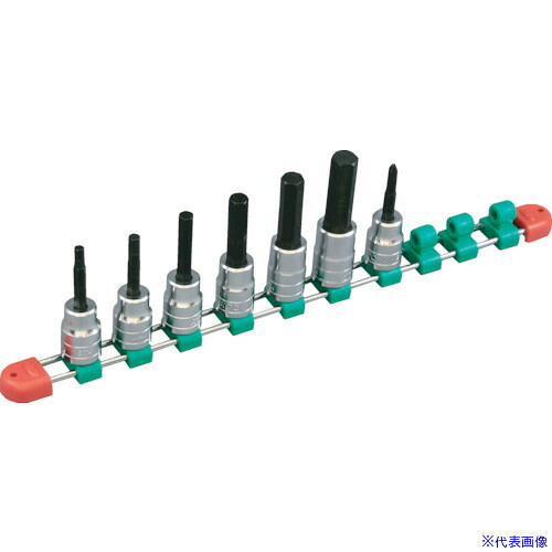 ■KTC 12.7sq.ヘキサゴンビットソケットセット[10コ組] TBT410H(3077527)