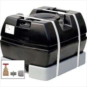■SUIKO スカット200 黒 ドレンバルブセット(25A)付 SKT200BKVALVESET25A(3145434)[法人限定][外直送元]