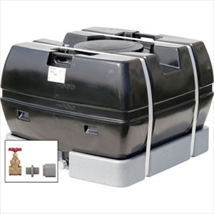 ■SUIKO スカット600 黒 ドレンバルブセット(25A)付 SKT600BKVALVESET25A(3147016)[法人限定][外直送元]