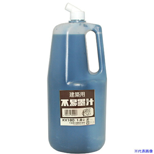 ■フエキ 建築用不易墨汁 1.8L KV180(3148137)×12[送料別途お見積り][法人限定][外直送]