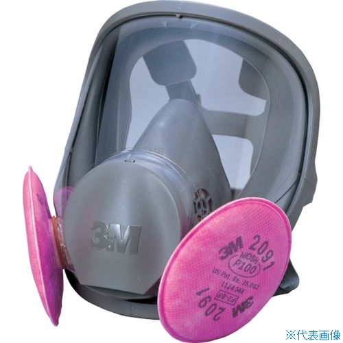 ■3M 取替式防じんマスク 6000F/2091－RL3 Lサイズ 6000F2091RL3L(3241858)