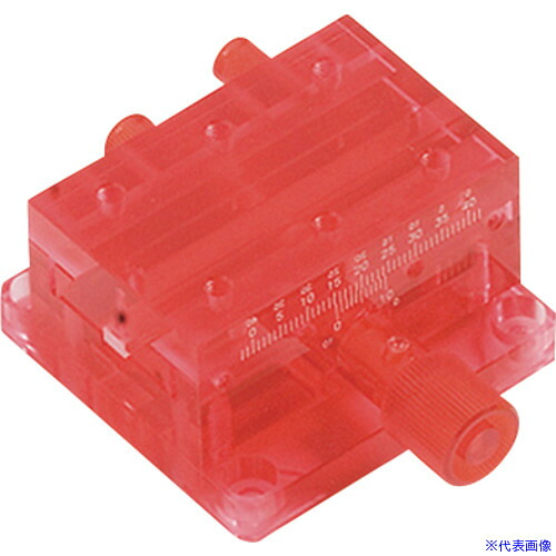 ■ミラック ラック&ピニオン式 スケルトンステージ X軸 SK－60R SK60R(3254791)[送料別途お見積り][法人限定][外直送]