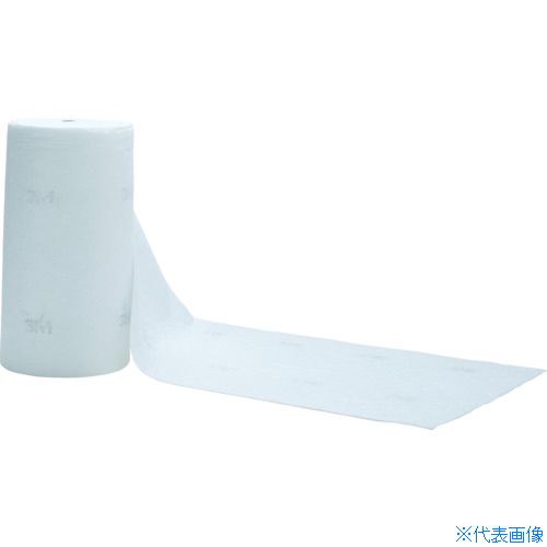 ■3M 3M オイルソーベント(ハイパフォーマンス型)HPー100 オイル吸収シート 白 430X480mm (100枚入) HP100(3285405)