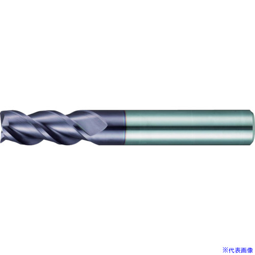 ■GUHRING 強ねじれスクエアエンドミル(3枚刃) 刃径9.0mm 3636009.000(3302041)